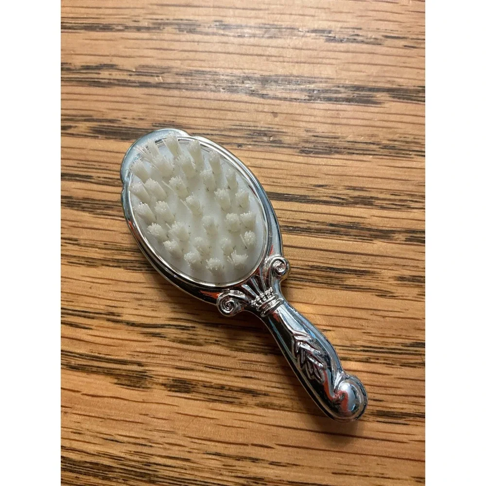 American Girl Samantha Travel Accessories Silver Tone Hair Brush Retied